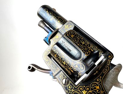 France, fin XIXème.
Exceptionnel petit revolver...