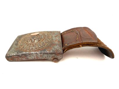 Germany, 2nd GM.
Heer troop belt buckle.
Steel...