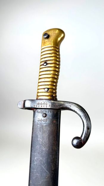France, Période IIIème République (1870-1940).
Sabre-baïonnette...