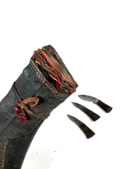 Inde, XXe.
Poignard traditionnel « Kukri...