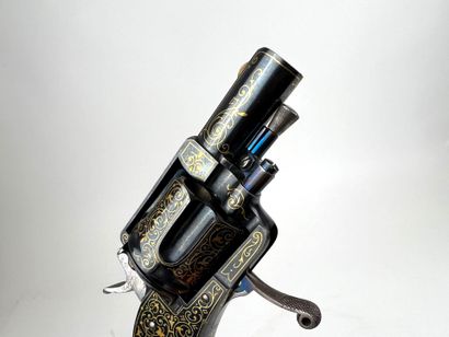 France, fin XIXème.
Exceptionnel petit revolver...