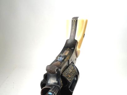 France, fin XIXème.
Exceptionnel petit revolver...