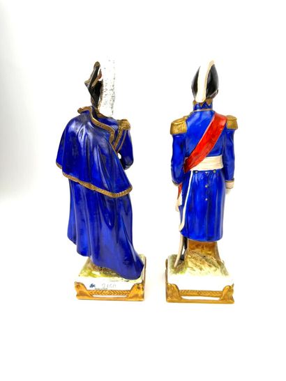 Deux sujets en porcelaine de Saxe Scheibe-Alsbach...