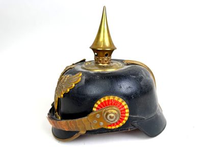 Grand Duché de Bade, 1ère GM.
Casque à pointe...