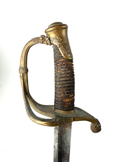France, XIXème.
Sabre d'officier modèle 1821.
Monture...
