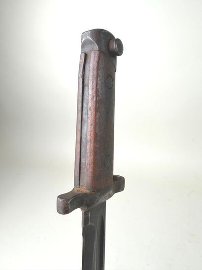 Italie, XXème.
Baïonnette modèle 1938 Carcano....