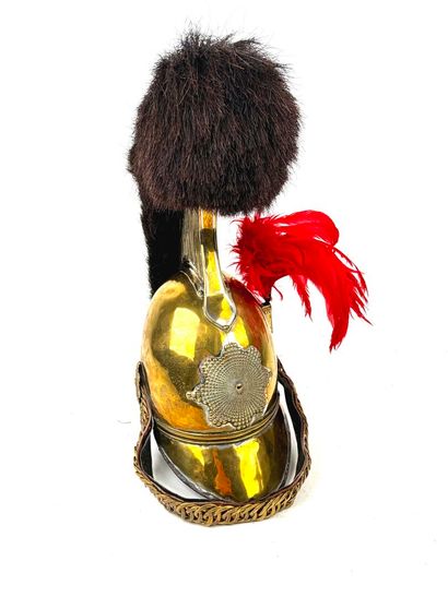 Indéterminé, XIXème, 
Casque de cavalerie...