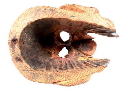 Japon, fin de la période Edo (1603 - 1868).
Masque...