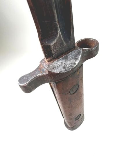 Italie, XXème.
Baïonnette modèle 1938 Carcano....