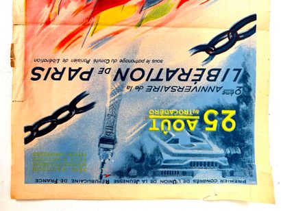 France, Période LIBERATION (1944-46).
Affiche...