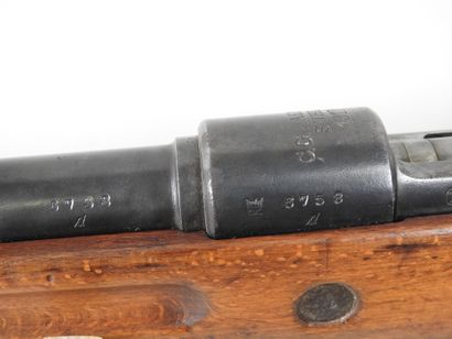 Allemagne, 1ère GM.
Rare fusil à verrou Gewehr...