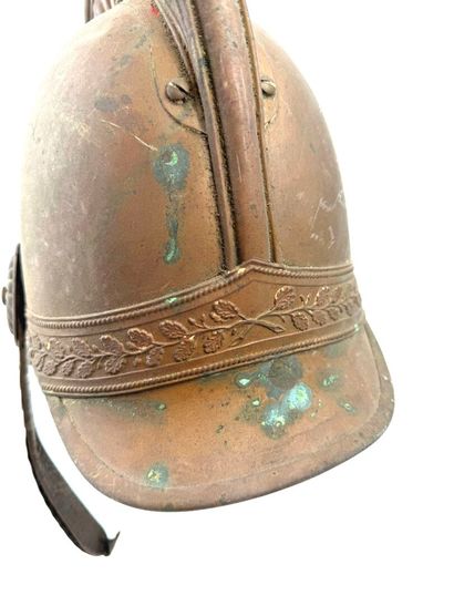 France, IIIème République (1870-1940).
Casque...
