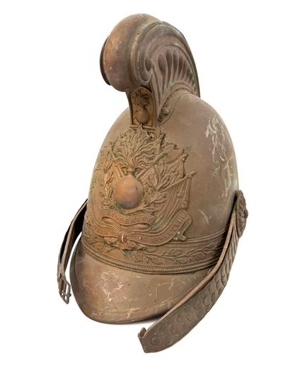 France, IIIème République (1870-1940).
Casque...