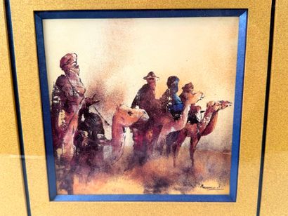 Meissonnier Didier (1966 - ).
Aquarelle figurant...