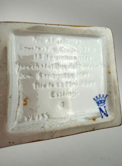 Deux sujets en porcelaine de Saxe Scheibe-Alsbach...