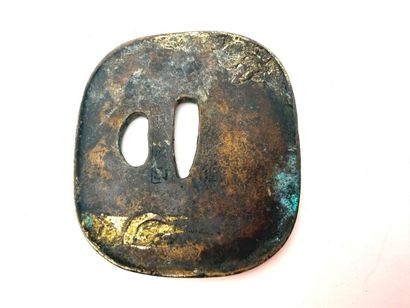 Japon, période Edo (1603 - 1868).
Tsuba Naga...