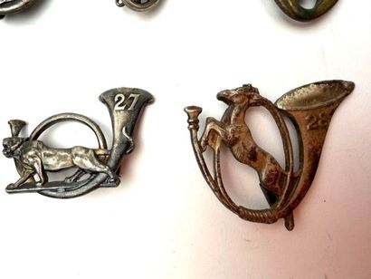 France, XXème.
Ensemble de 16 insignes de...