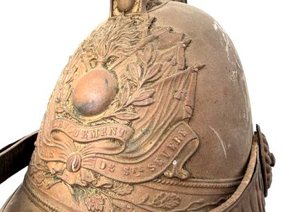 France, IIIème République (1870-1940).
Casque...
