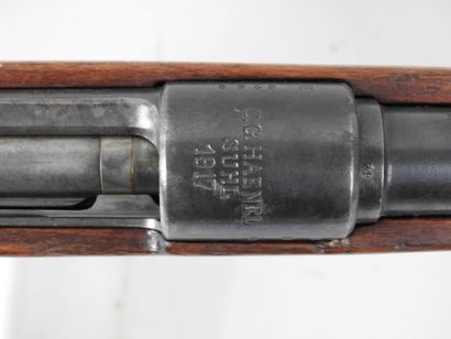 Allemagne, 1ère GM.
Rare fusil à verrou Gewehr...