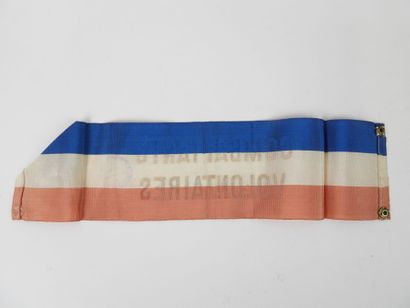 FRANCE, période Libération (1944-45).
Brassard...