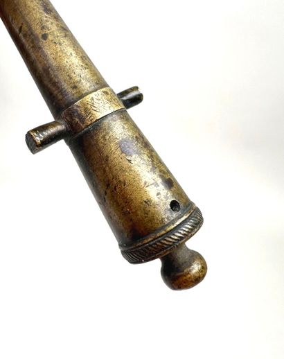 France, XIXème.
Petit tube de canon d'artillerie...