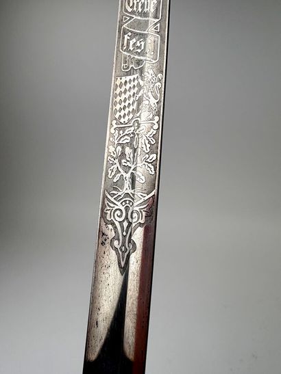 Royaume de Bavière, 1ere GM. 
Sabre d'officier.
Monture...