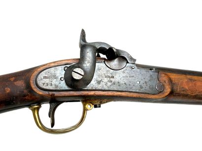 Grande-Bretagne, milieu XIXème.
Fusil Short...