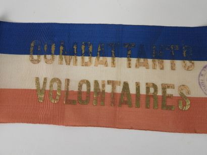 FRANCE, période Libération (1944-45).
Brassard...