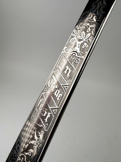 Royaume de Bavière, 1ere GM. 
Sabre d'officier.
Monture...