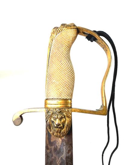 Grande-Bretagne, début XIXème.
Sabre d'officier...