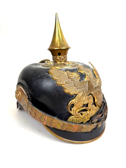 Grand Duché de Bade, 1ère GM.
Casque à pointe...