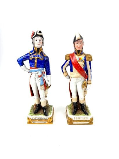Deux sujets en porcelaine de Saxe Scheibe-Alsbach...
