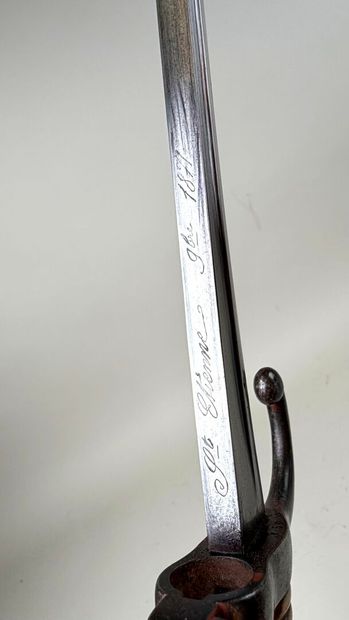France, Période IIIème République (1870-1940).
Sabre-baïonnette...