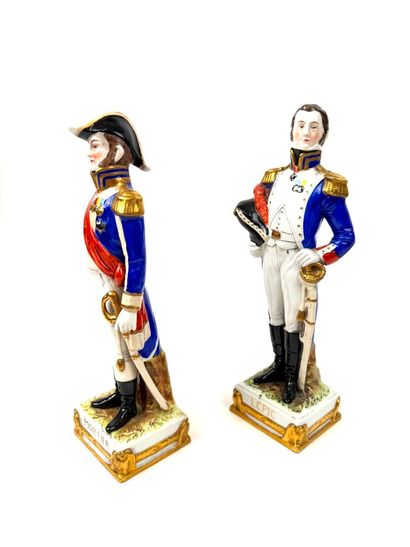 Deux sujets en porcelaine de Saxe Scheibe-Alsbach...