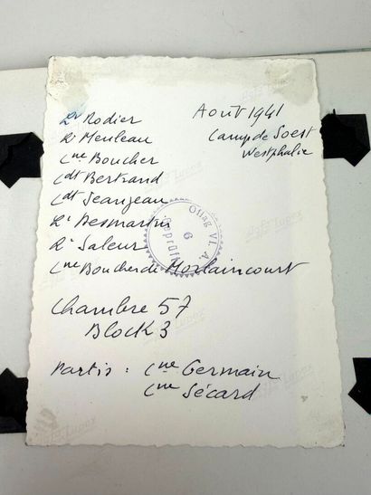France, 2ème GM.
Bel ensemble de documents...