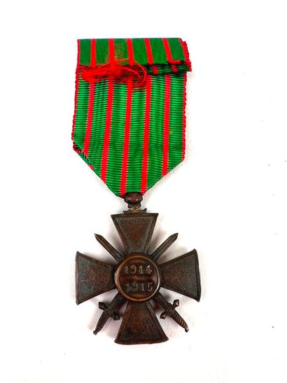 France, 1ère et 2ème GM.
Ensemble de 9 croix...