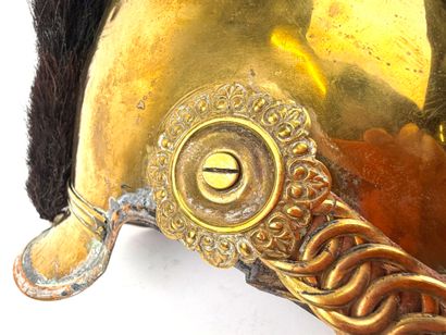 Indéterminé, XIXème, 
Casque de cavalerie...