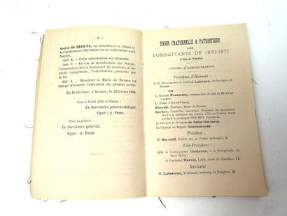 France, IIIème République (1870-1940).
Lot...