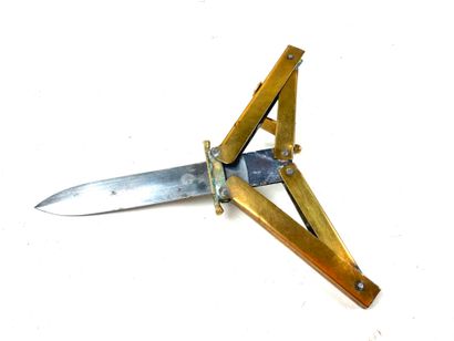 France, 1ère GM.
Couteau de poche pliant...