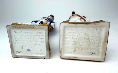 Deux sujets en porcelaine de Saxe Scheibe-Alsbach...