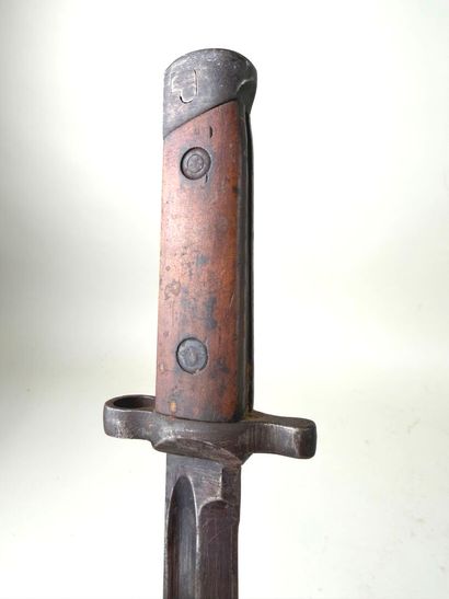 Italie, XXème.
Baïonnette modèle 1938 Carcano....