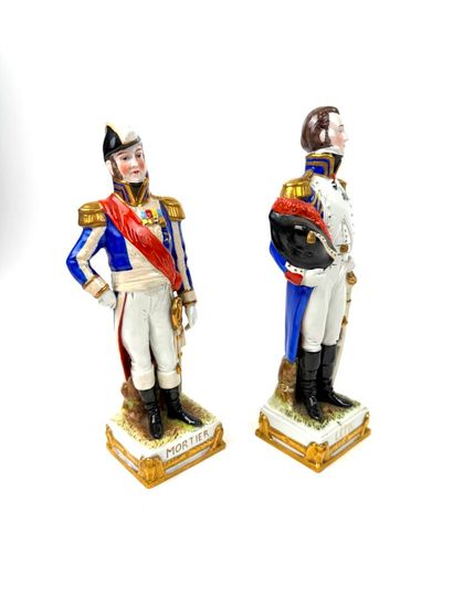 Deux sujets en porcelaine de Saxe Scheibe-Alsbach...