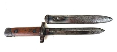 Italie, XXème.
Baïonnette modèle 1938 Carcano....