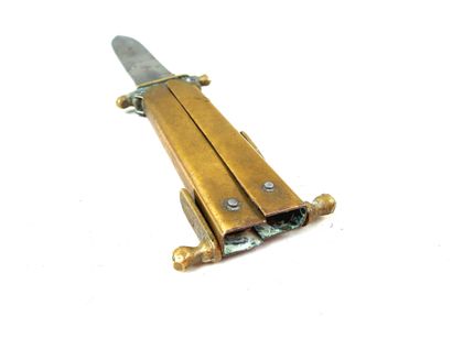 France, 1ère GM.
Couteau de poche pliant...