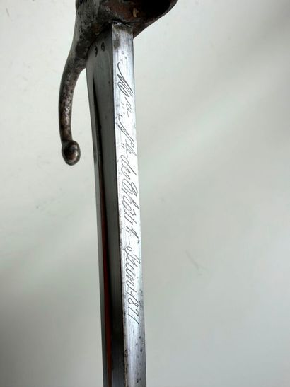 France, IIIe République (1870-1940).
Sabre-baïonnette...