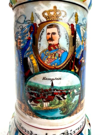 Royaume de Bavière, Second Reich (1871-1918).
Chope...