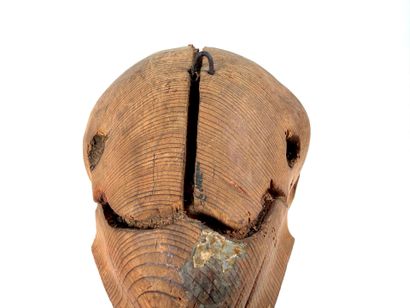 Japon, fin de la période Edo (1603 - 1868).
Masque...