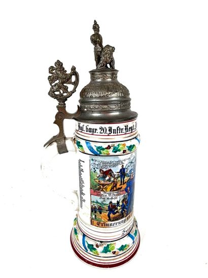 Royaume de Bavière, Second Reich (1871-1918).
Chope...
