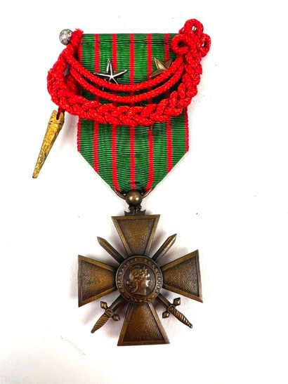 France, 1ère et 2ème GM.
Ensemble de 9 croix...