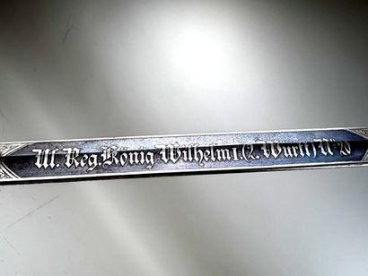 Royaume du Wurttemberg, 1ère GM.
Beau sabre...
